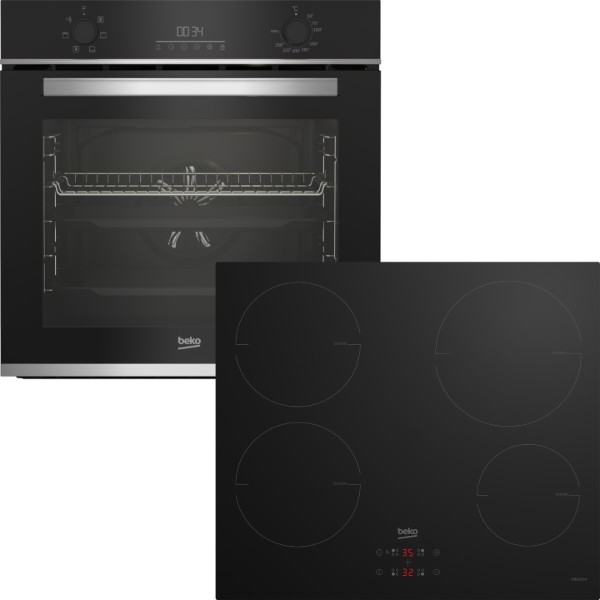 Фото - Комплект техники Beko Духовой шкаф + Варочная панель Beko BBIE133002XD + HII64400MT Фото - Комплект техники Beko Духовой шкаф + Варочная панель Beko BBIE133002XD + HII64400MT